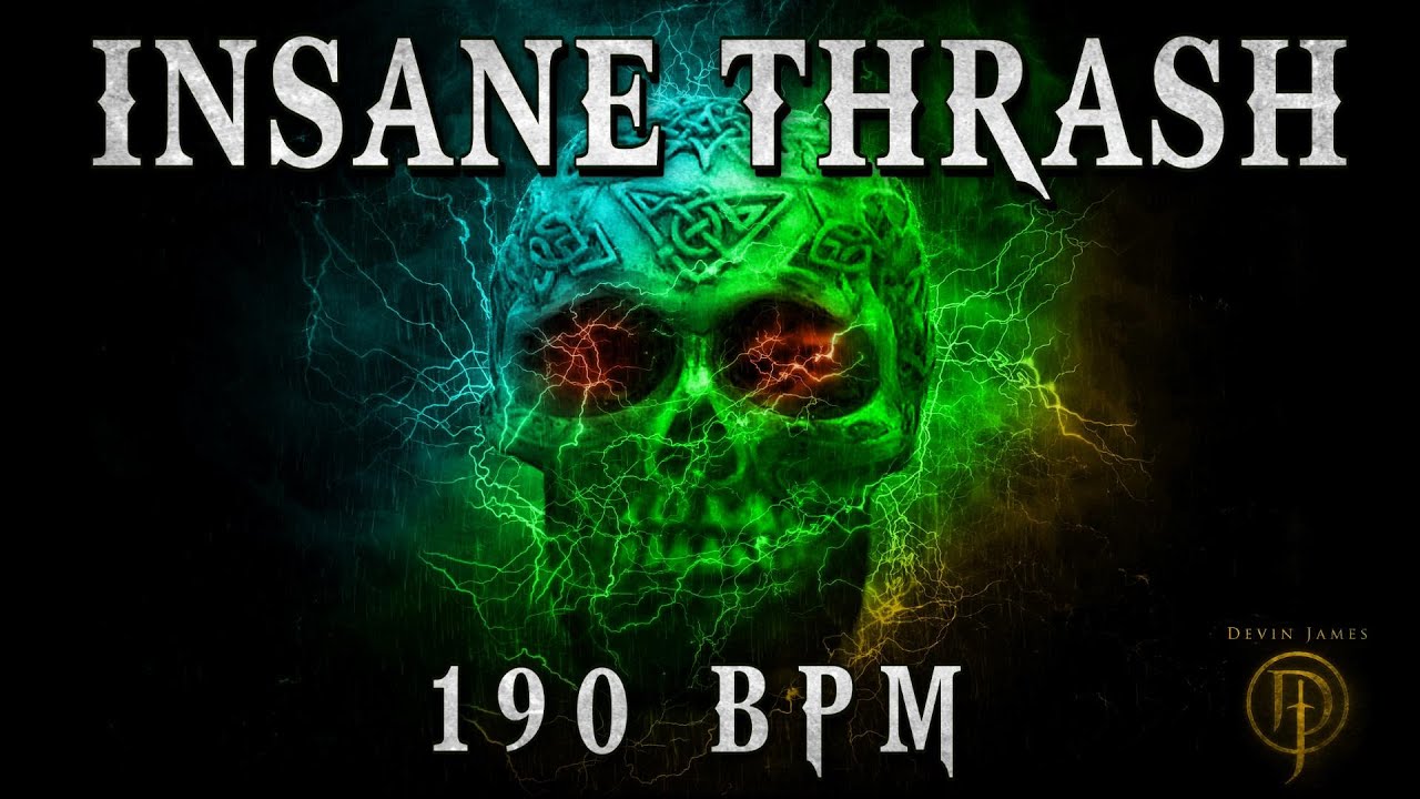 Insane Thrash Metal Drum Track 190 BPM | FREE DOWNLOAD