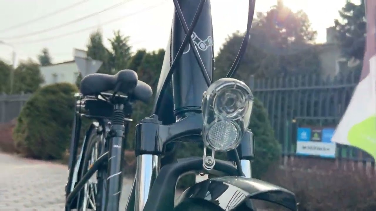 ROWER ELEKTRYCZNY M-BIKE E-CITY 828 BLACK