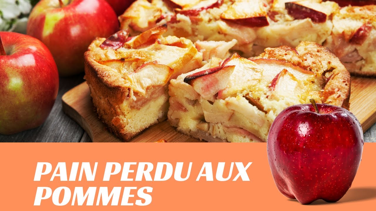 Recette du pain perdu aux pommes  - Simple et Rapide ( La Cuisine de Francine )