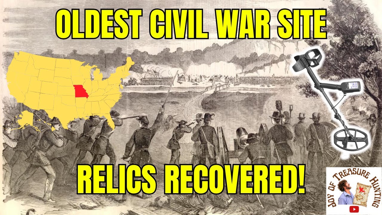 Metal detecting the oldest battle site of the Civil War (awesome finds!)