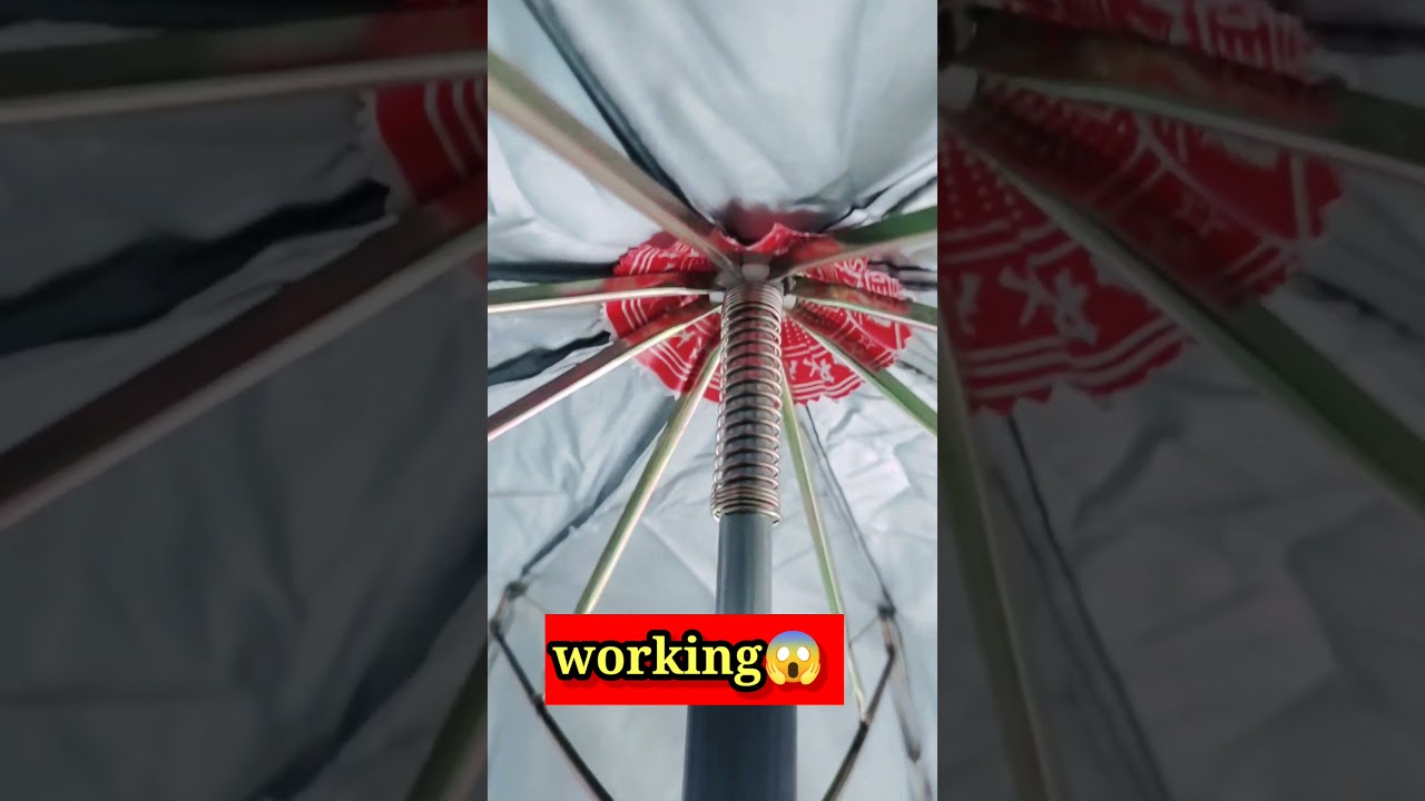 Working spring || umbrella spring working || छतरी का spring #shorts #trending #umbrella #spring