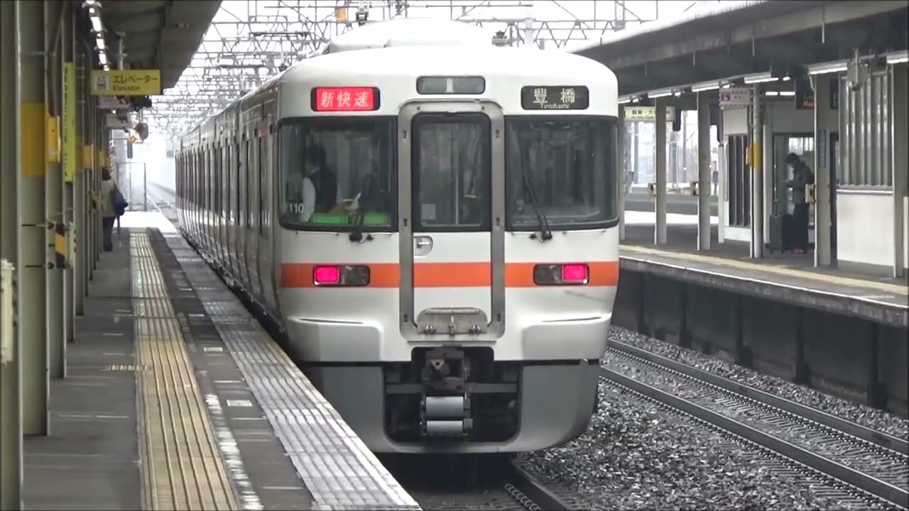 JR東海 在来線の車掌さん 安全確認 「ドア、ホーム、オーライ！」 in 尾張一宮駅 おまけあり