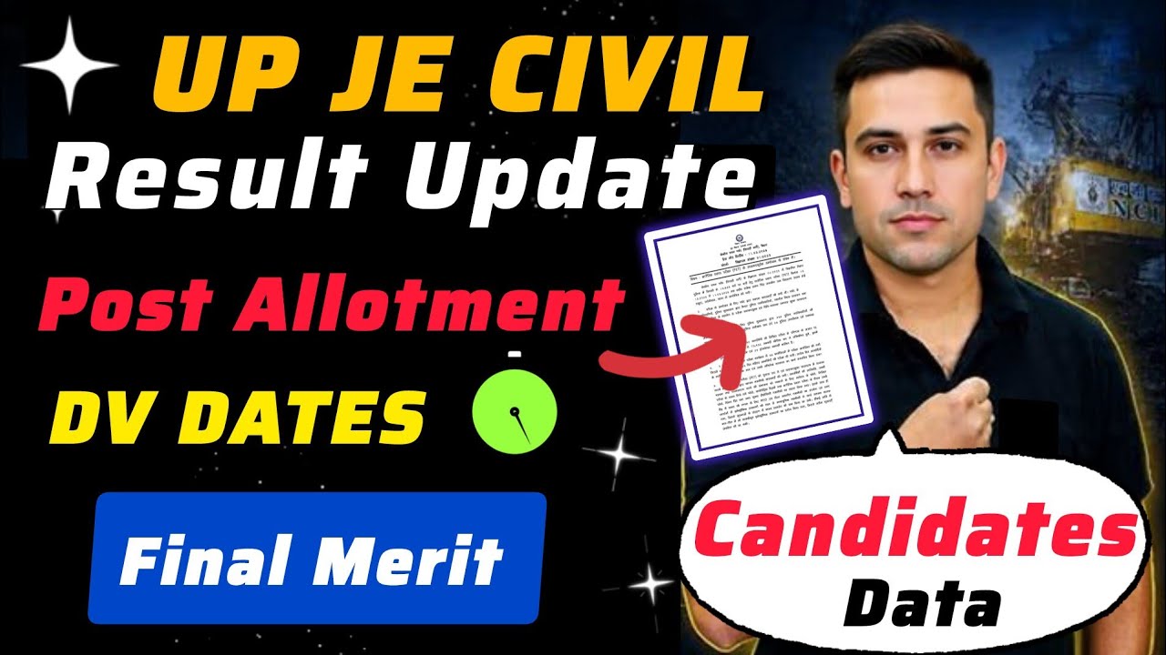 UPSSSC JE RESULT UPDATE 🔴 POST ALLOTMENT 🔴 UPSSSC JE Expected Cut Off 2026 🎯 UPSSSC JE Exam Result 