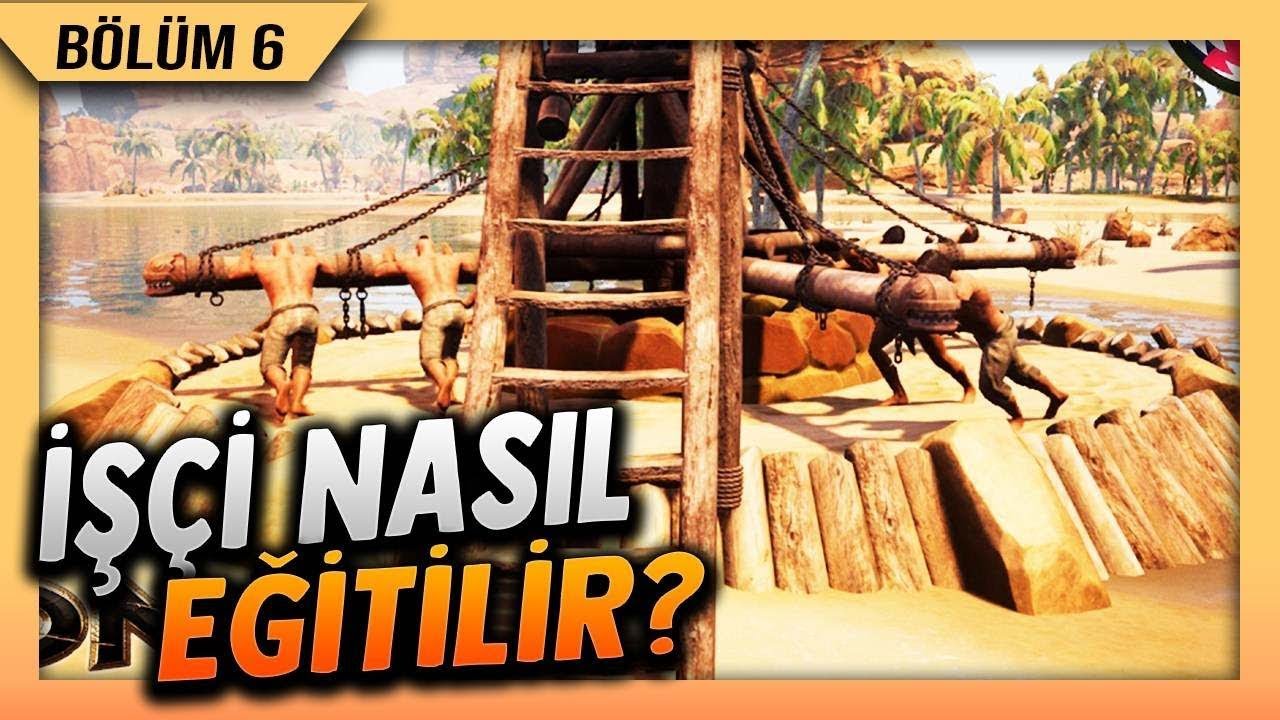 İŞÇİ NASIL BULUNUR ! CONAN EXILES HAYATTA KALMA BOLUM 6