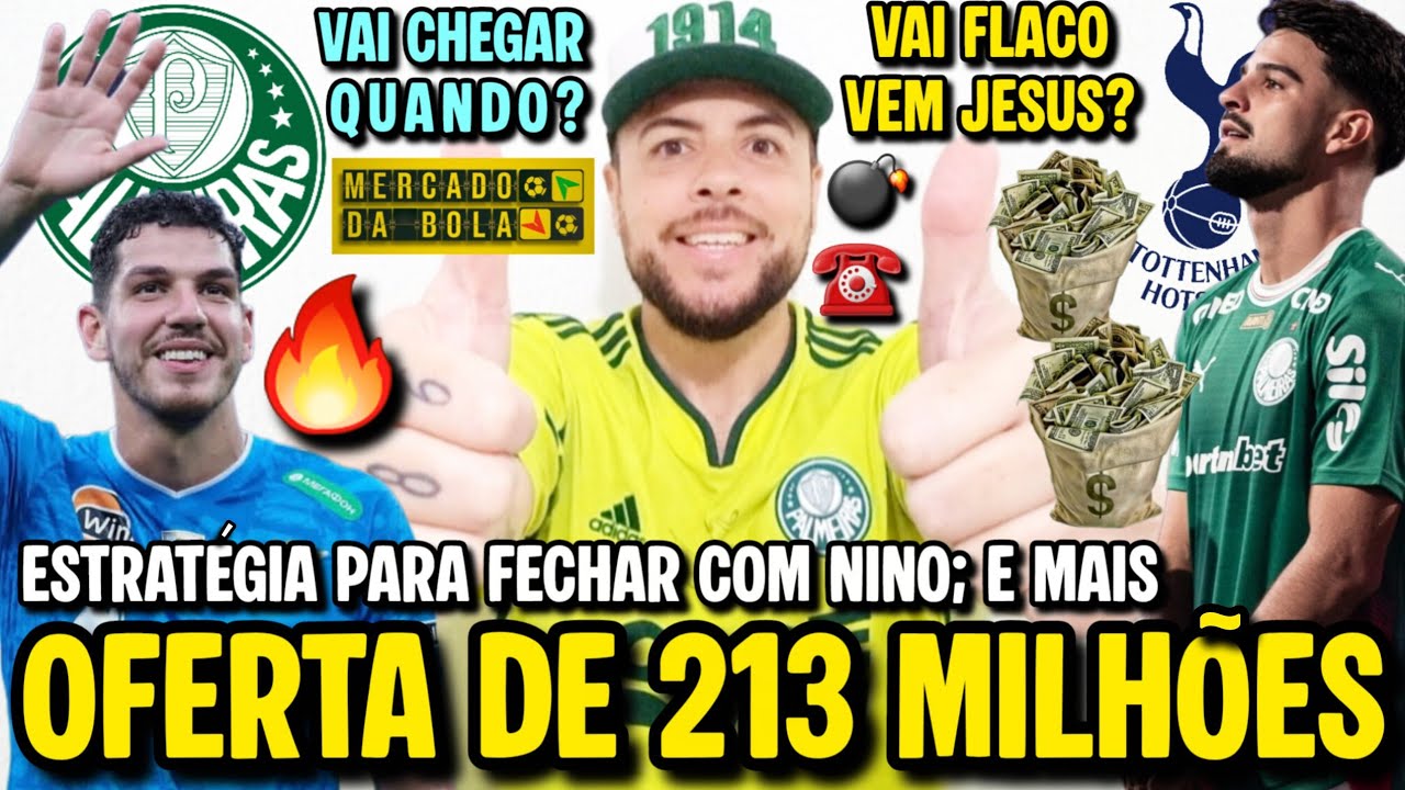 PALMEIRAS USA ESTRATÉGIA ARIAS PARA FECHAR COM NINO! DEFINIDO ADVERSÁRIO NA SEMI!OFERTA POR FLACO E+