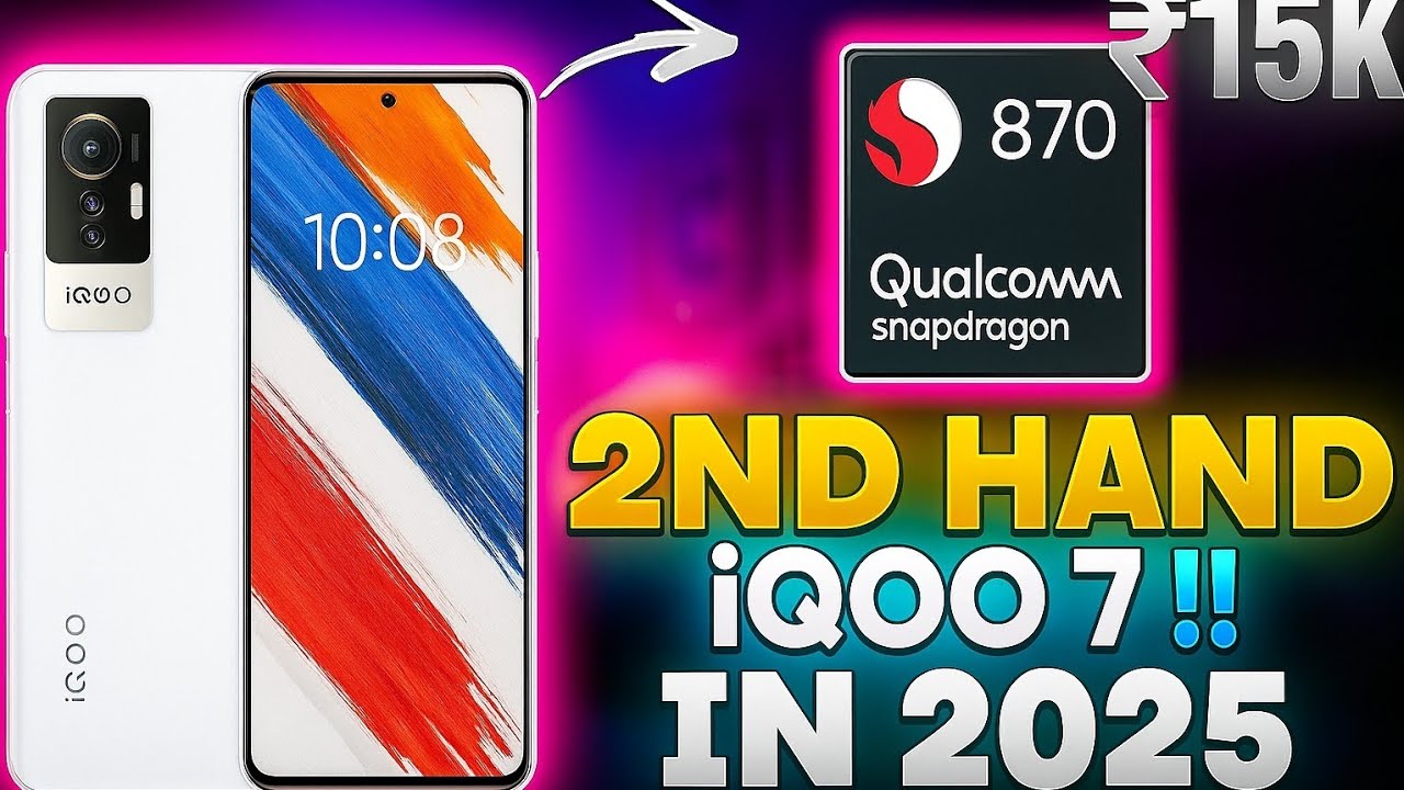 iQOO 7 in 2025 🔥 | Best UsedFlagship Under 12-15k ? | Snapdragon 870🔥Gaming & Honest Review 