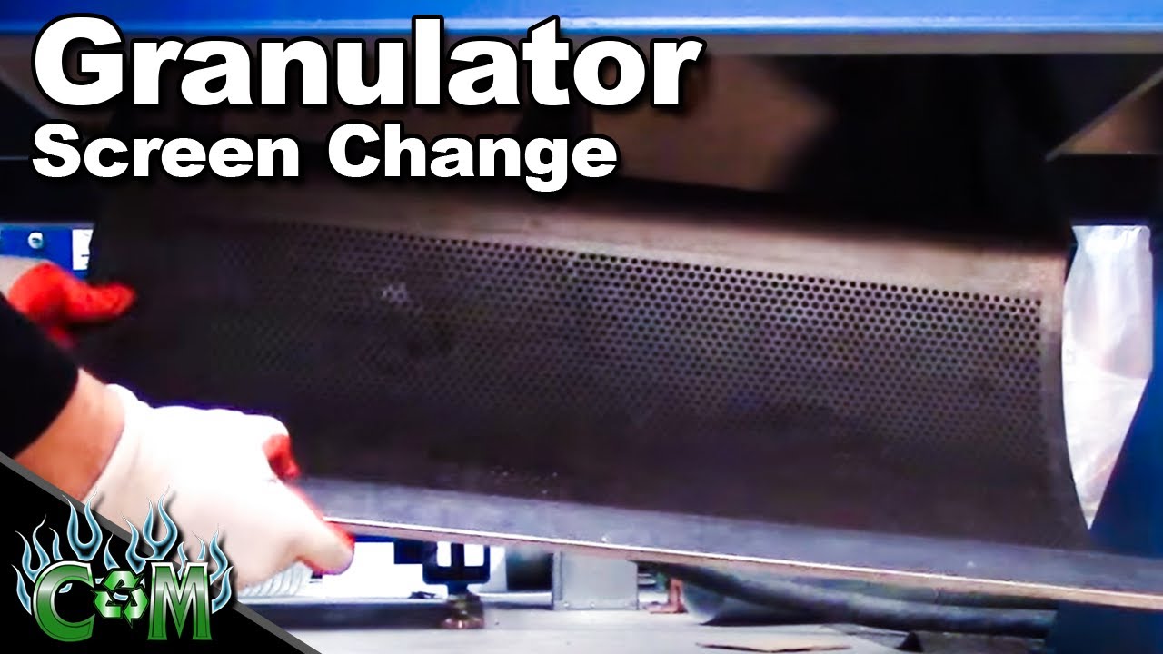 1626CMHD Granulator Screen Change