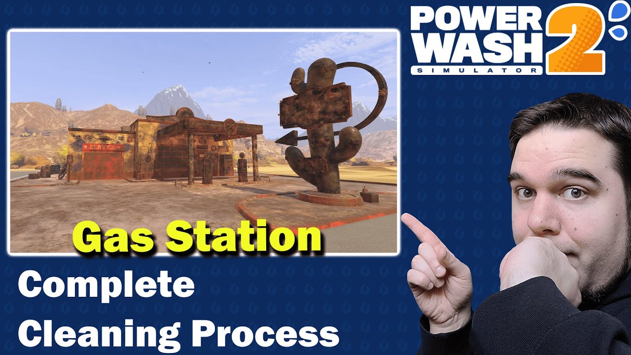 PowerWash Sim 2 - Walkthrough: Gas Station - #notalking