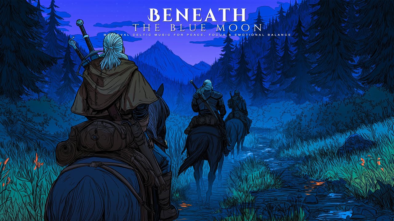 Beneath the Blue Moon | Medieval Celtic Music for Peace, Focus & Emotional Balance