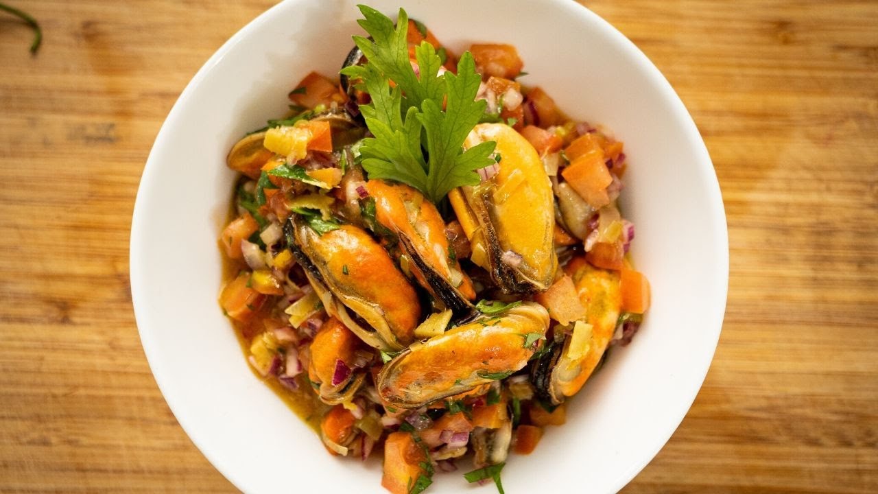 VINAGRETE COM MEXILHÃO (O MELHOR DO MUNDO)