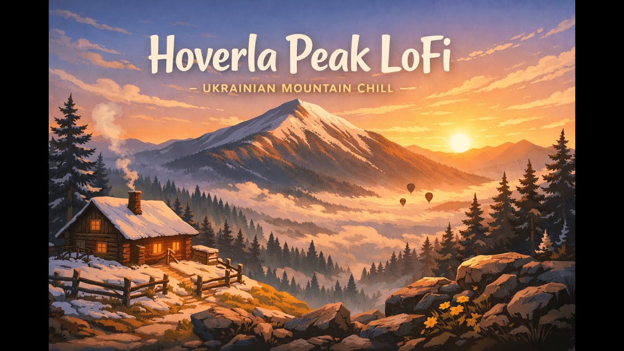 Hoverla Peak LoFi – Ukrainian Mountain Chill & Study Music (2 Hours)