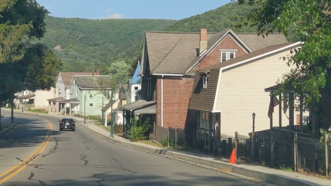 Driving from Grazierville (PA) through Tyrone to Houtzdale (PA)