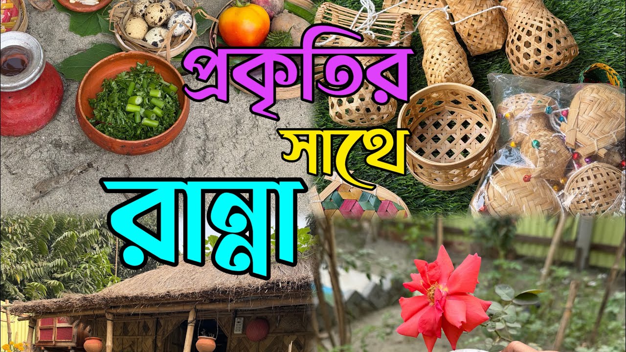 আজ খোলা আকাশে রান্না করলাম 😍আর কি কিনলাম 