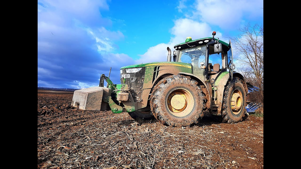 Palotabozsoki Zrt. 5x John Deere, Claas, Fendt, Ploughing/Szántás 2021 Part 7