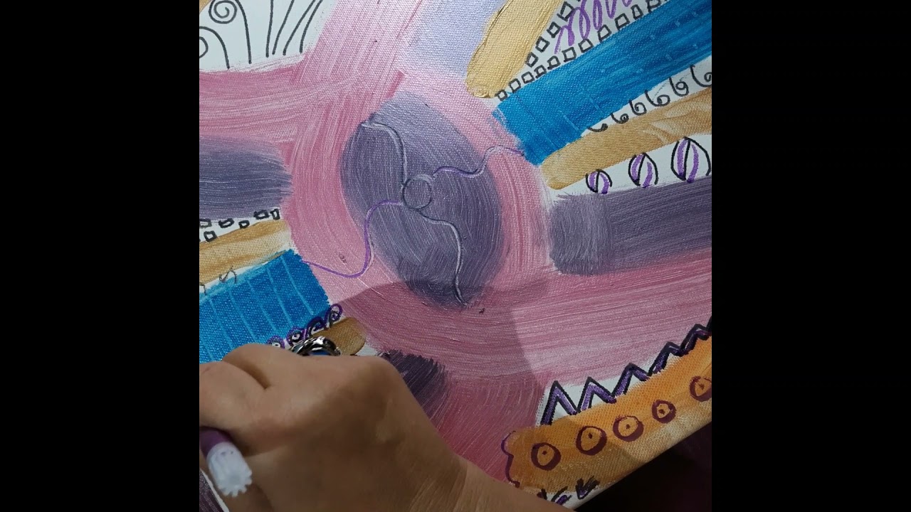 Modern Art in Acryl, abstract for next level, Moderne kunst acryl for etwas Fortgeschritttenere