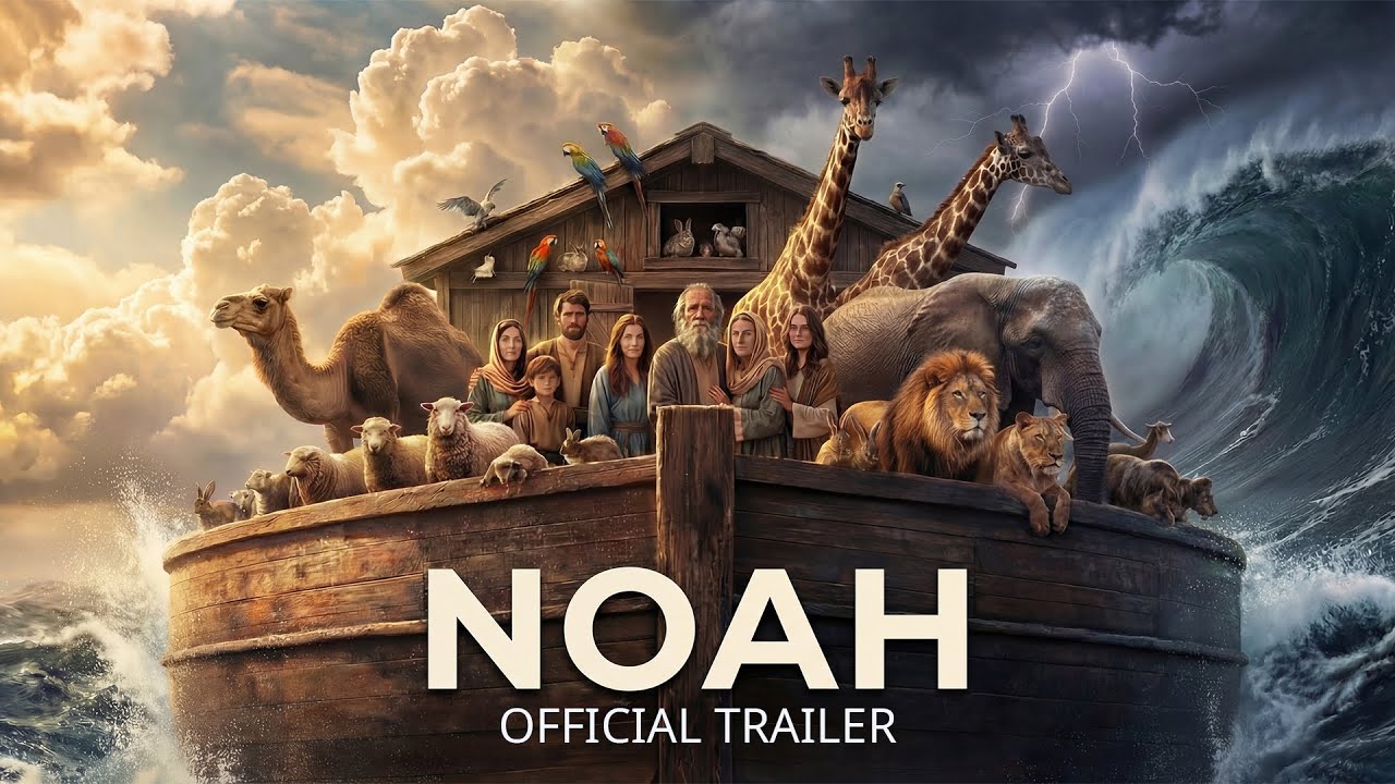 Noah | Ark and the Great Flood Bible Story (Cinematic AI Trailer)