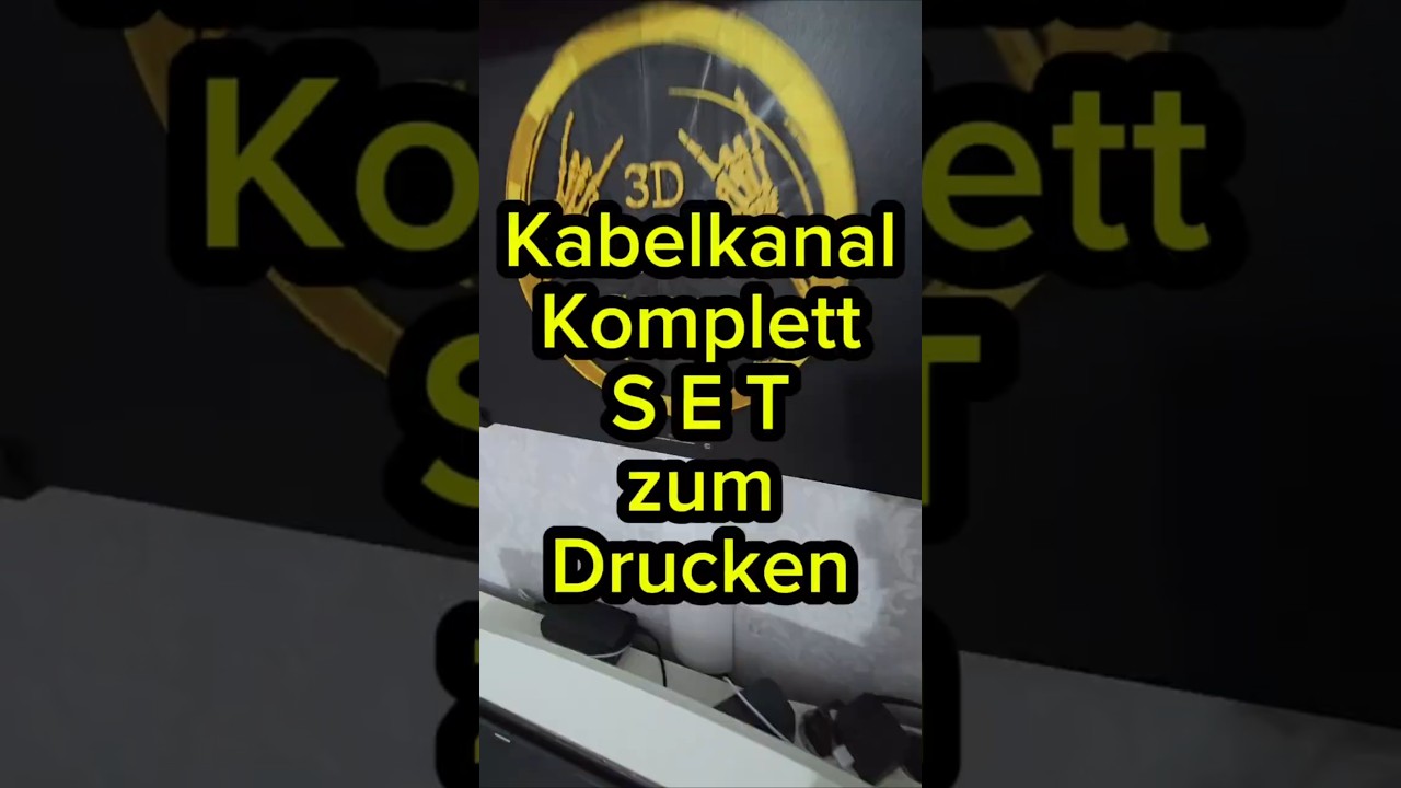 Kabelkanal Set komplett Set zum Drucken....super Tolles Modell