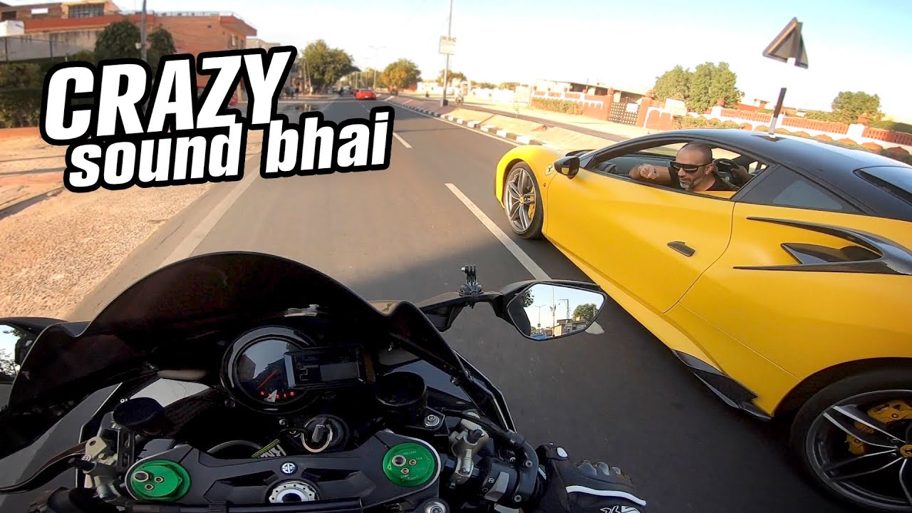 Ferrari guy LOVED My Ninja H2