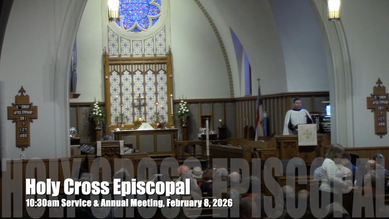 10:30am Service & Annual Meeting, February 8, 2026 at Holy Cross Episcopal Church, Tryon, NC