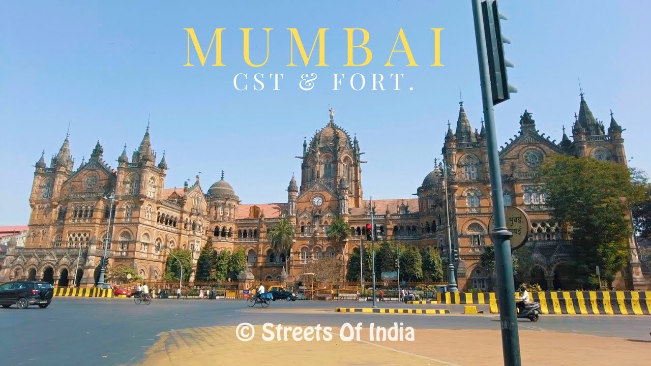 MUMBAI DARSHAN. Virtual tour from Mumbai CST to Flora Fountain, Fort Area. | STREETS OF INDIA |