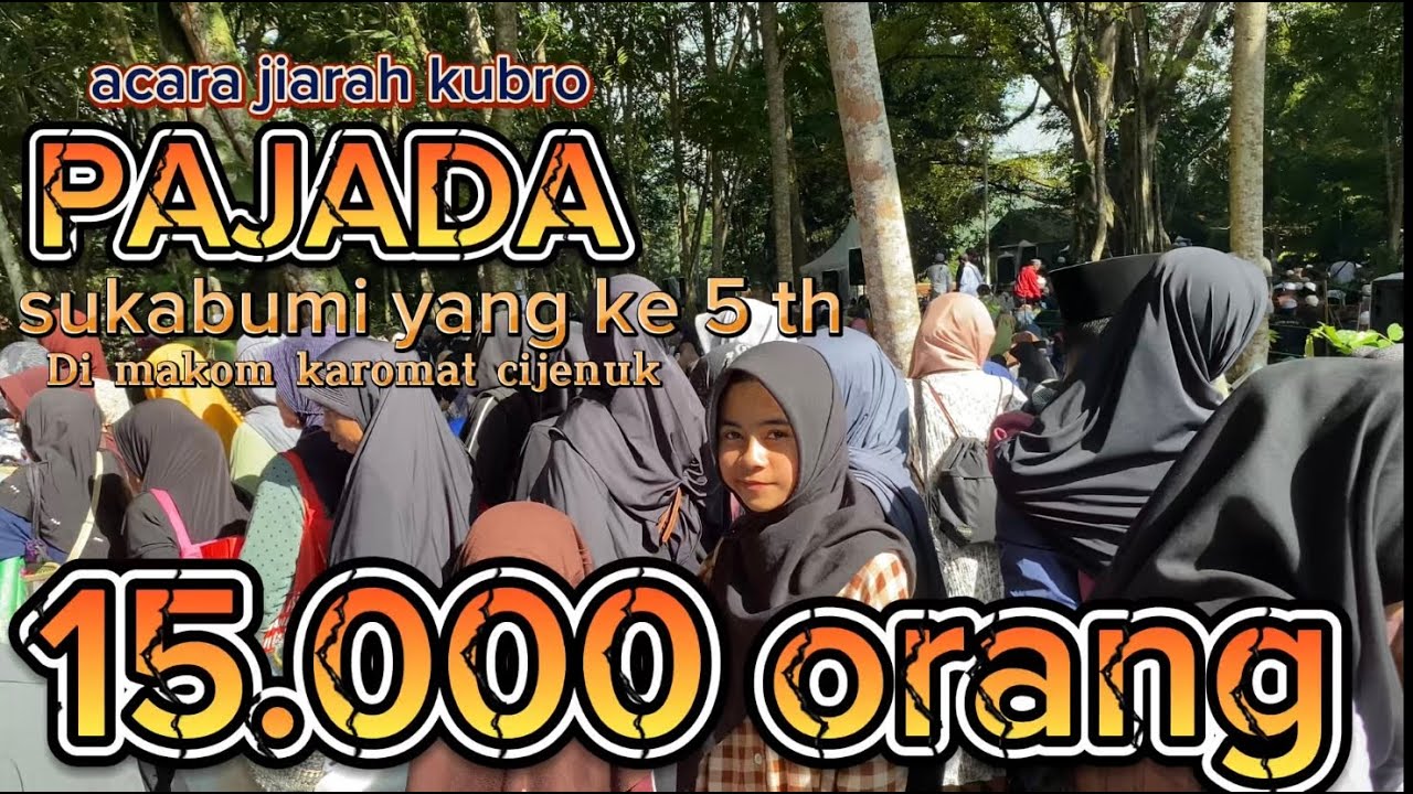 Pasukan ziarah kubro PAJADA tgl 19 april 2025 membelidak alhamdulilah lancar