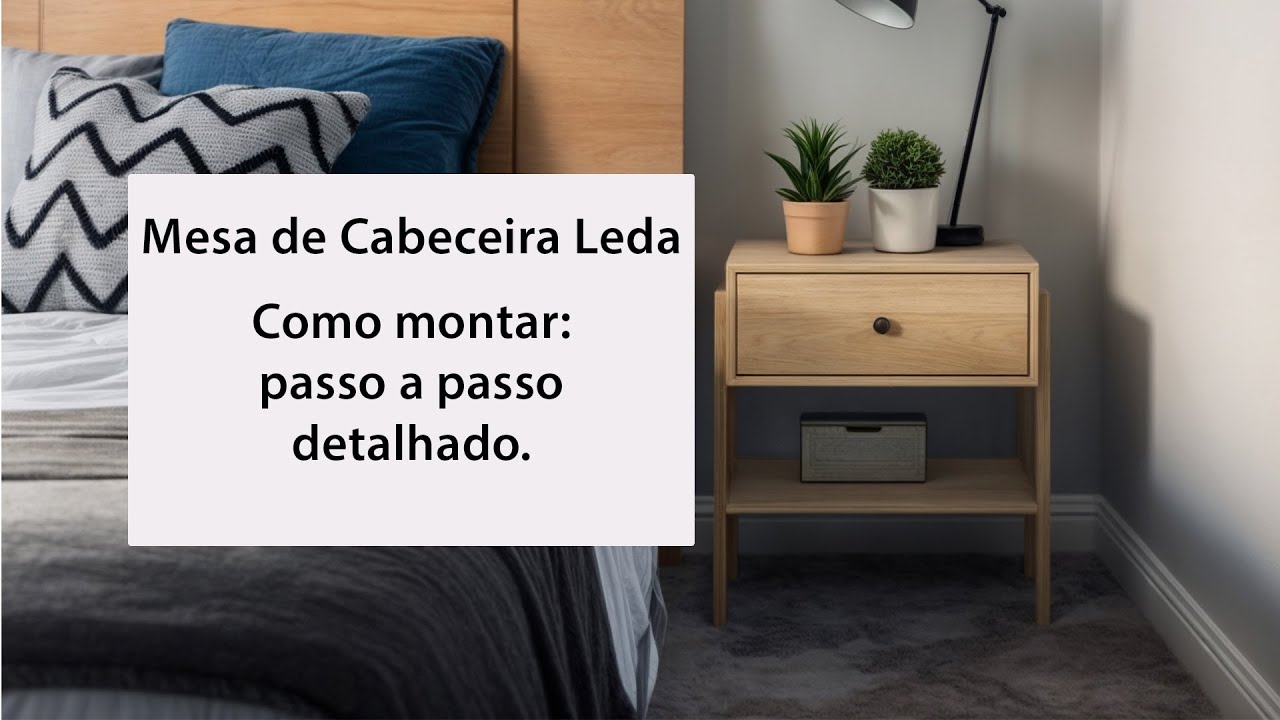 Mesa de Cabeceira Leda. Ela não é apenas funcional, também é um objeto de beleza para seu quarto.