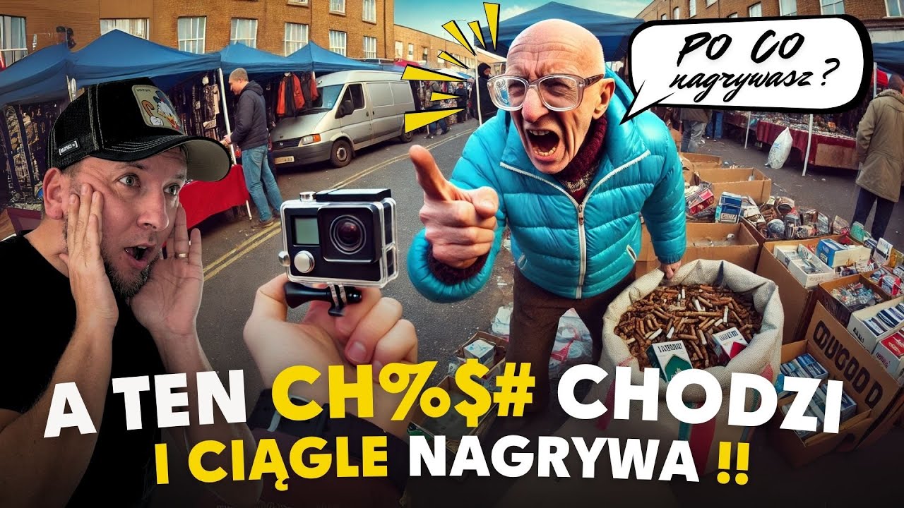 TEN CH%$ CHODZI I NAGRYWA - CZYLI PERYPETIE NA ŚLĄSKICH TARGOWISKACH !!  #Odc.43