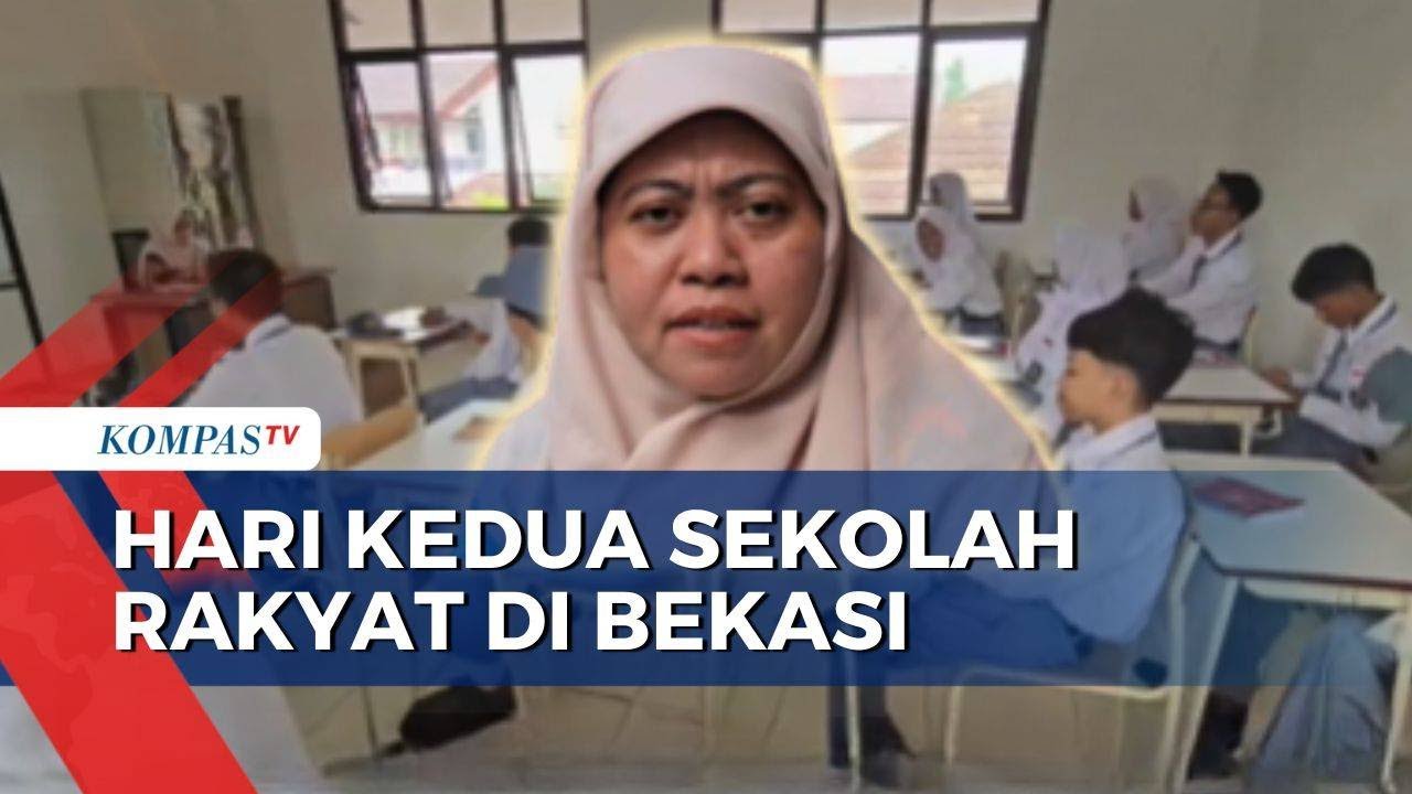 Hari Kedua Sekolah Rakyat Bekasi, Siswa Antusias Ikuti MPLS dan Olahraga Bersama | KOMPAS SIANG