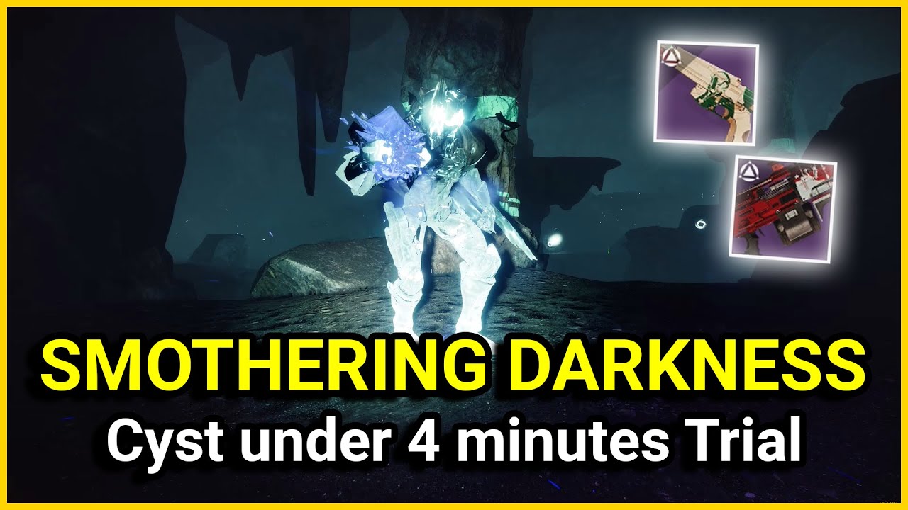 Cyst Smothering Darkness Solo in under 4 minutes Time Trial Destiny 2