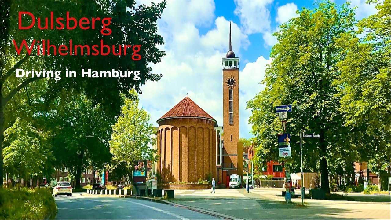 Driving in Hamburg *[Dulsberg ➡️ Wilhelmsburg]**[4K]*