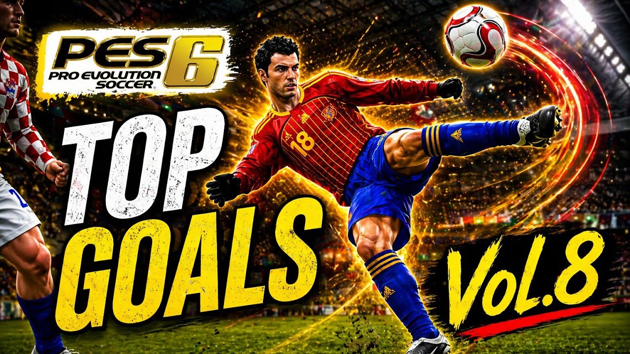 PES 6 | TOP GOALS 🔥 MEJORES GOLES  (Vol. 8) #pes #efootball #football