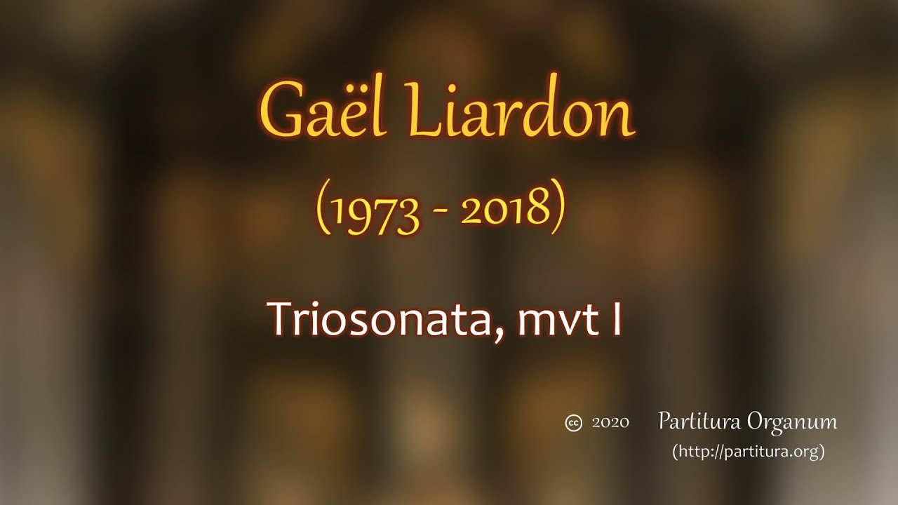 Gaël Liardon, Trio en sol majeur, mvt I