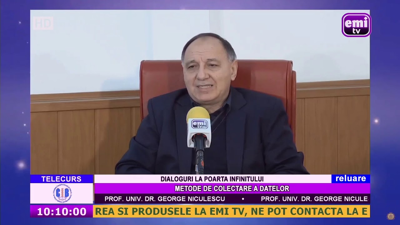 Telecurs - Dialoguri la poarta infinitului - Metode de culegere a datelor(partea a II-a)