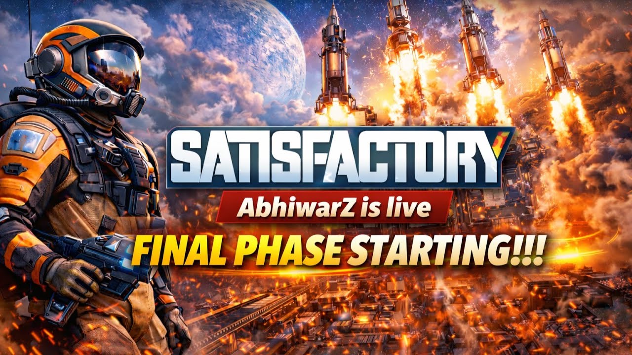 SATISFACTORY || FINAL PHASE START!!!  || 300 Subs #P10 || #gaming #onlinegaming #satisfactory