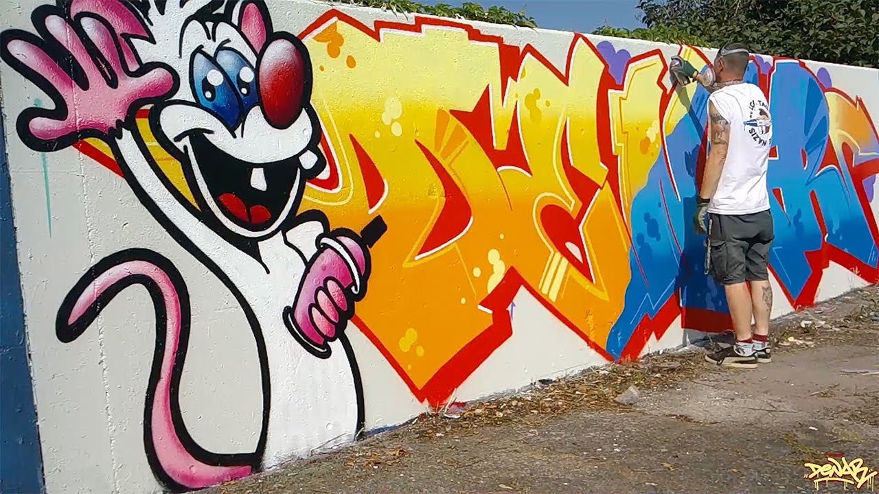 PINKY / Hot Summer Graffiti Spray / More than Words Graffiti-Meeting in Dortmund / Making Of /