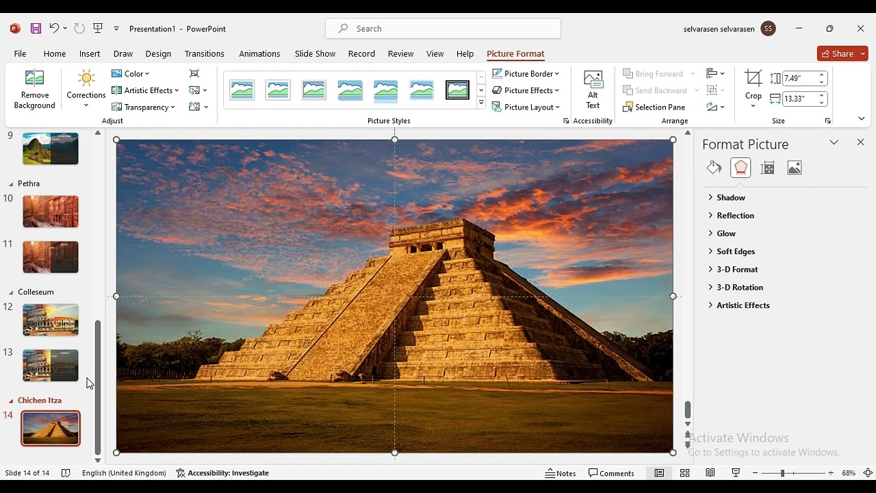 7 Wonder of the World | Zoom Presentation Slides | Animated Professional PowerPoint Slides 12