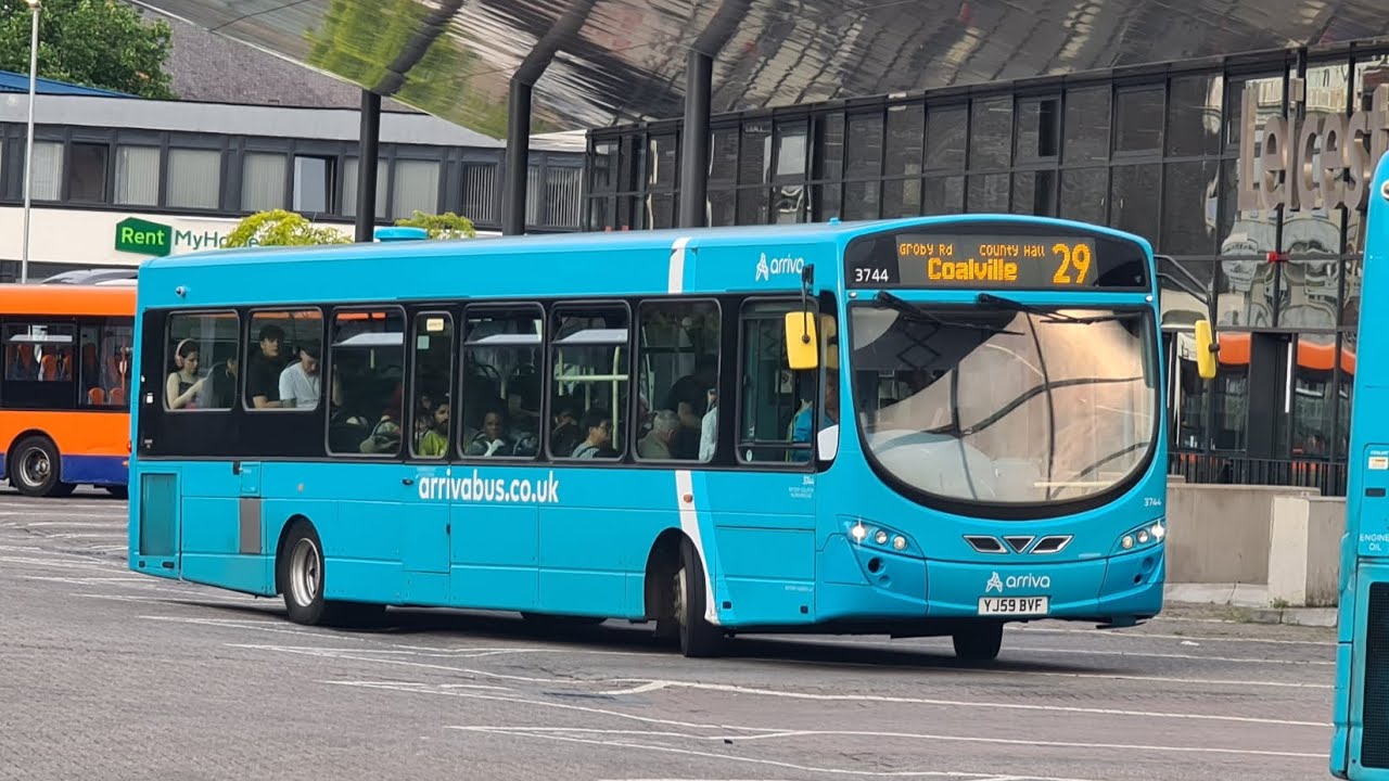 *KICKDOWN* Ride on Arriva Midlands' VDL SB200 Wright Pulsar 2, 3744 (YJ59 BVF) - Route 29