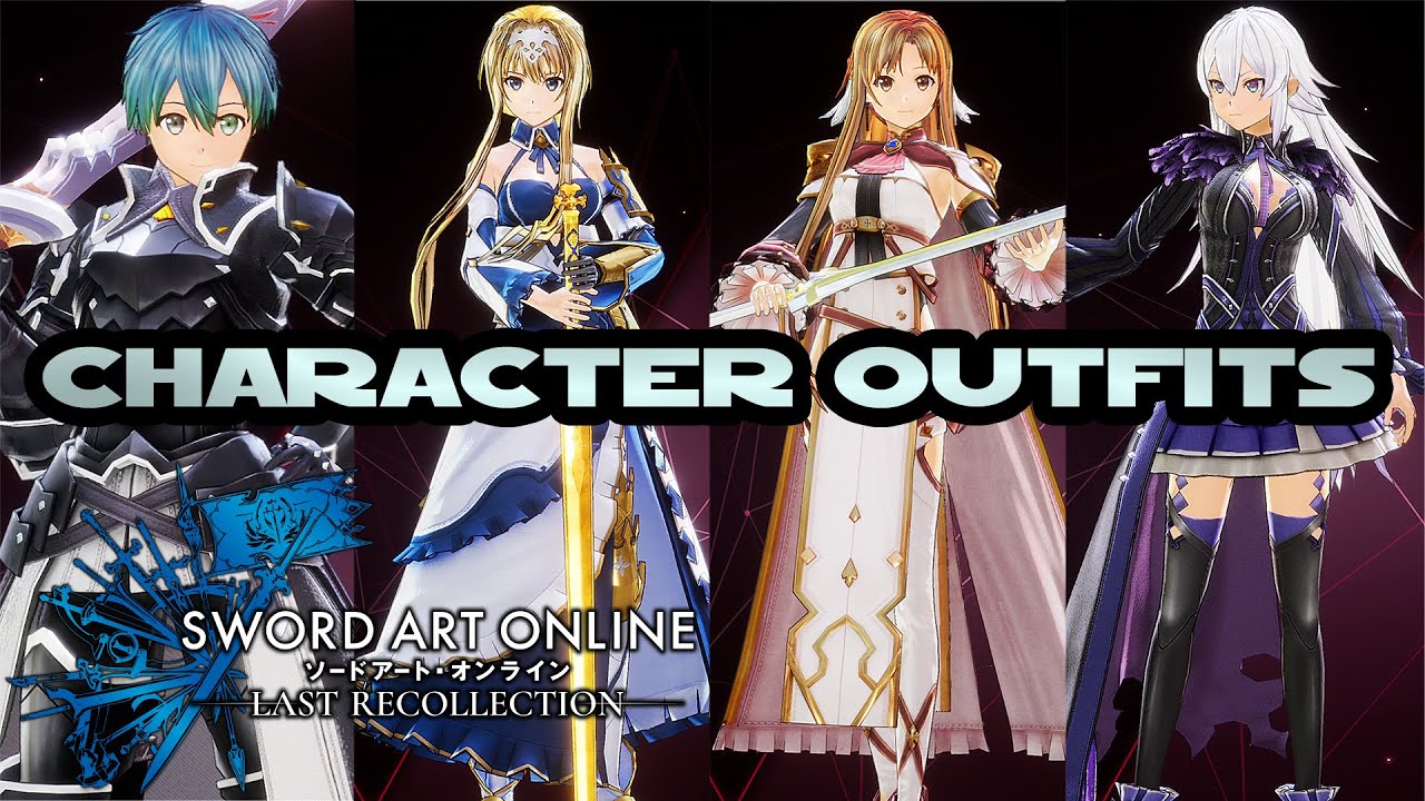 Sword Art Online: Last Recollection Outfit Showcase