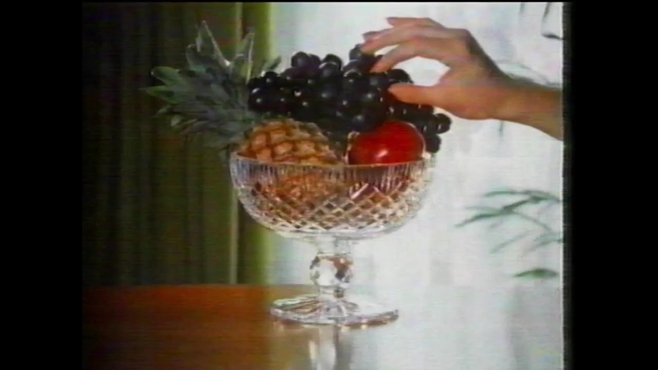 Tyrone Crystal Glass Making Commercial 1987