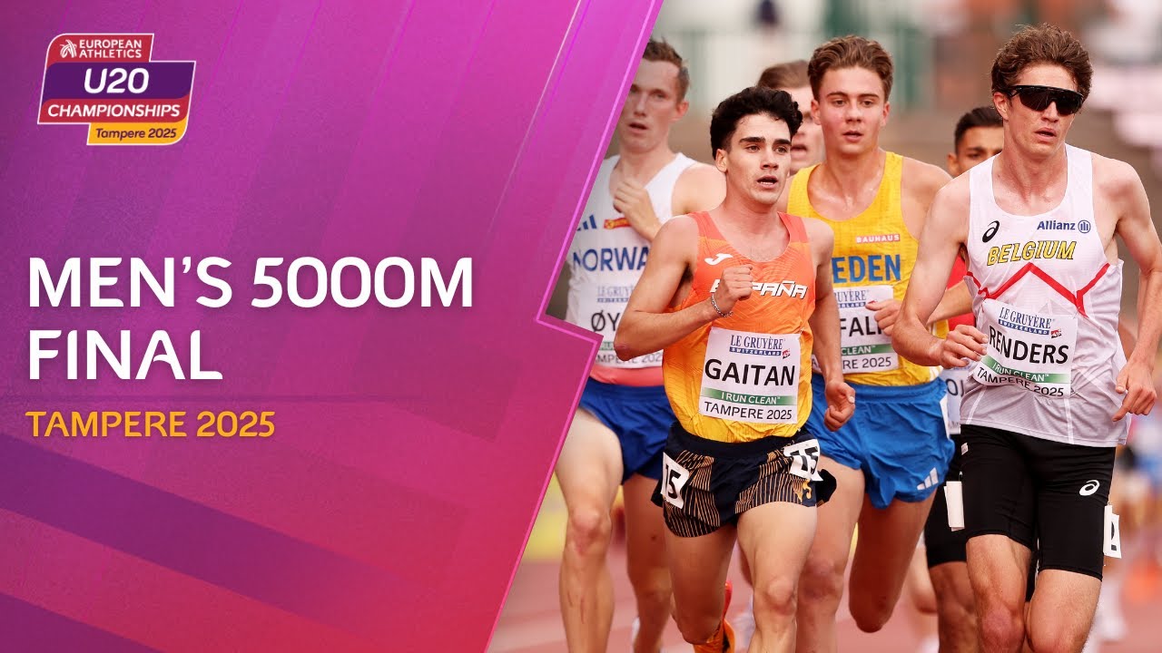 Last lap SPRINT! 🔥 Men's 5000m final replay | Tampere 2025