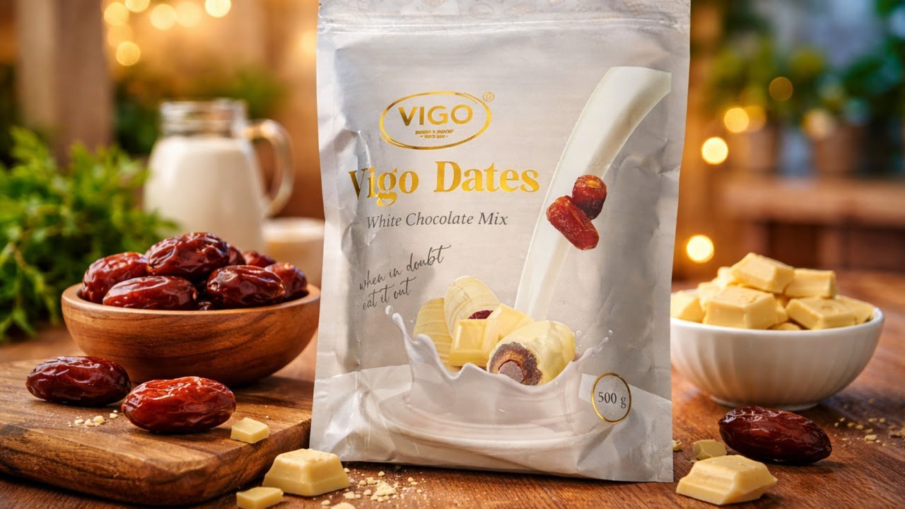 Best White Chocolate Dates Snack? 🌴🤍 Vigo Dates | Honest Review 👎🏻👍🏻