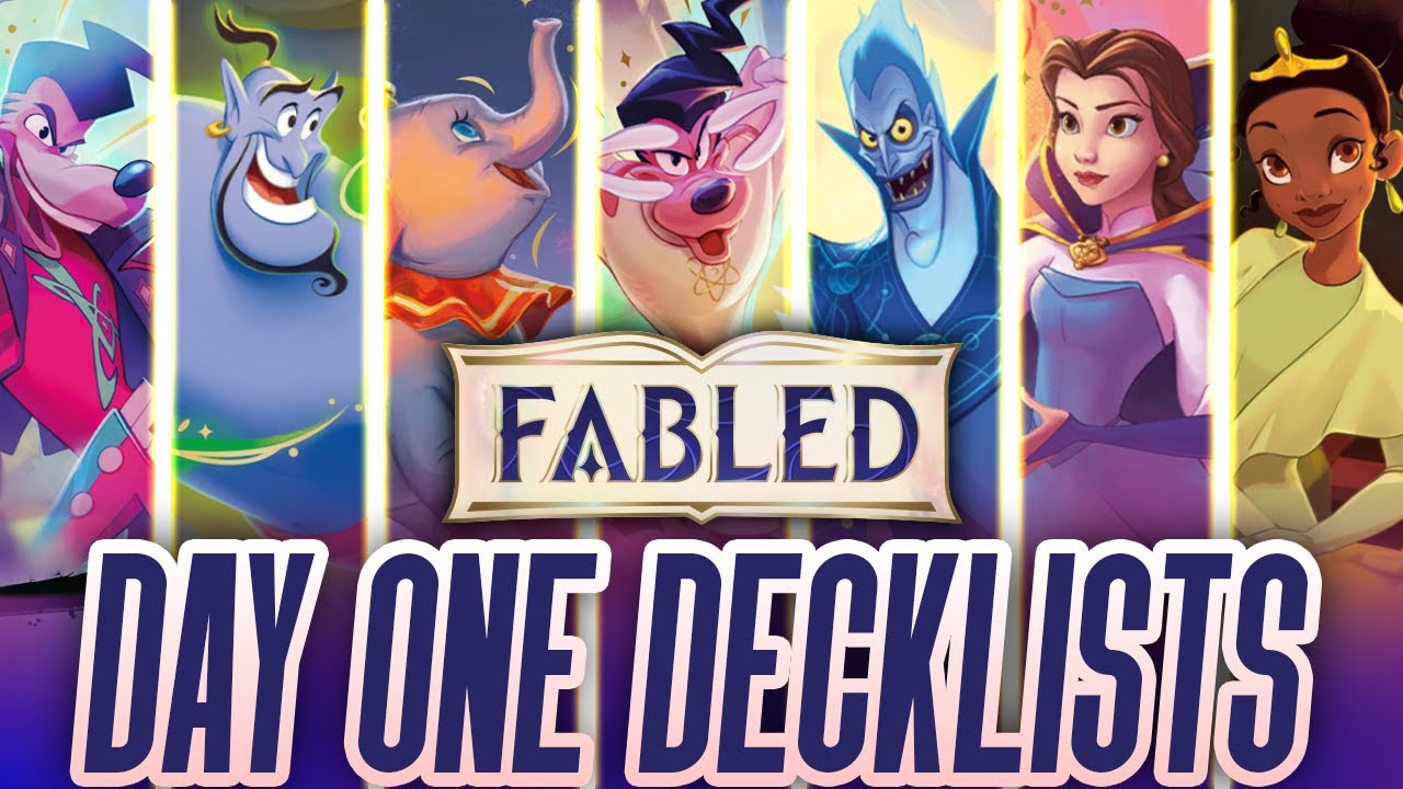 Fabled Day 1 Decklists | Maelstrom | Disney Lorcana
