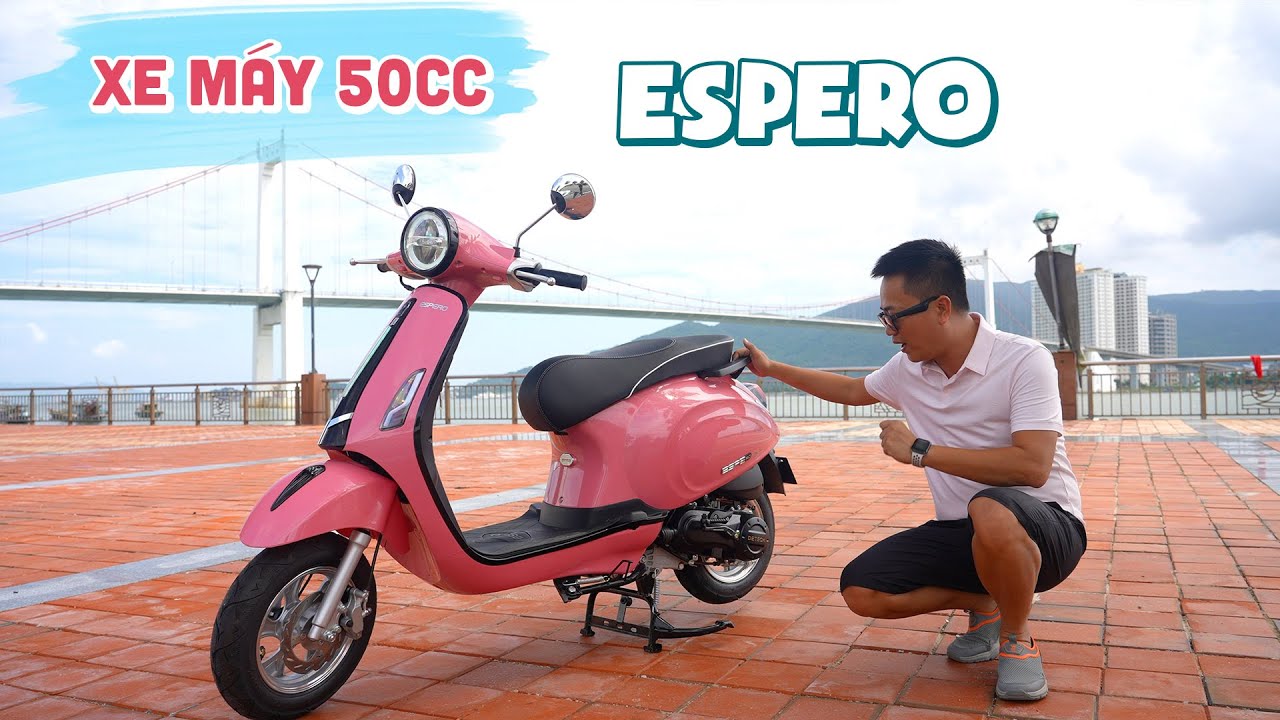 XE GA 50CC ESPERO | Kiểu dáng Sang Trọng và Hiện Đại cho học sinh