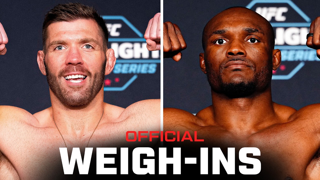 Взвешивание Дю Плесси &mdash; Усман | UFC Оклахома-Сити