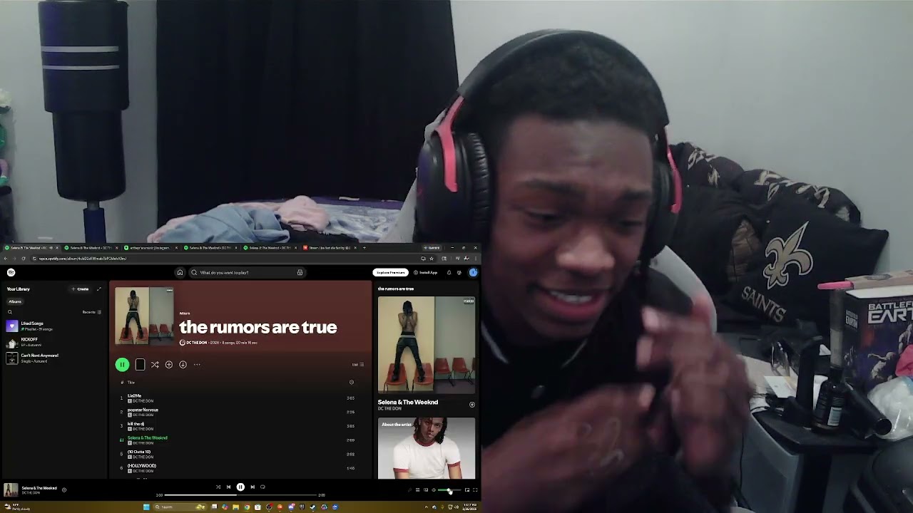 Tatethegoat4 Reacts to Dc The Don The Rumors are True (FULL ALBUM!!!)