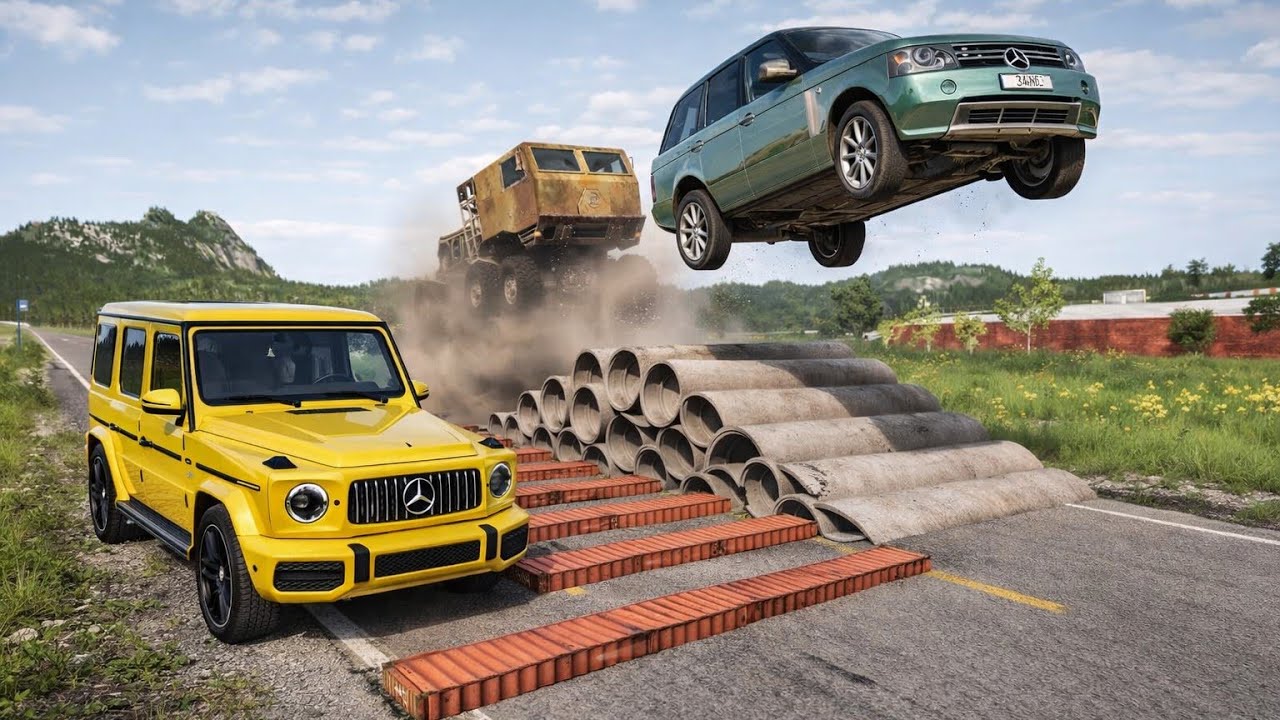 Cars vs Ledges🚧BeamNG Drive Challenge!