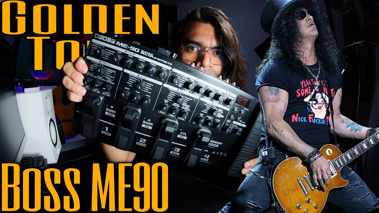 Golden Tone - Emulando el tono de Slash -  [Boss ME90] - #bossme90