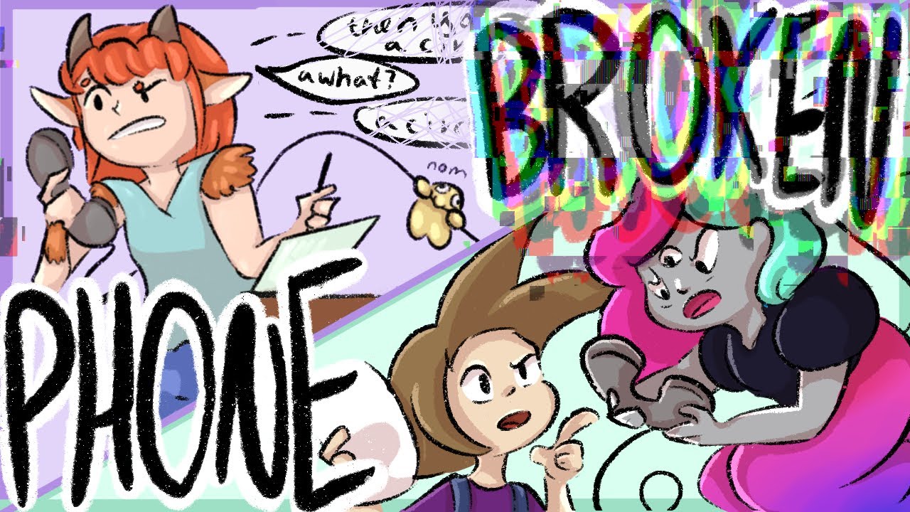 Artists do the broken phone challenge