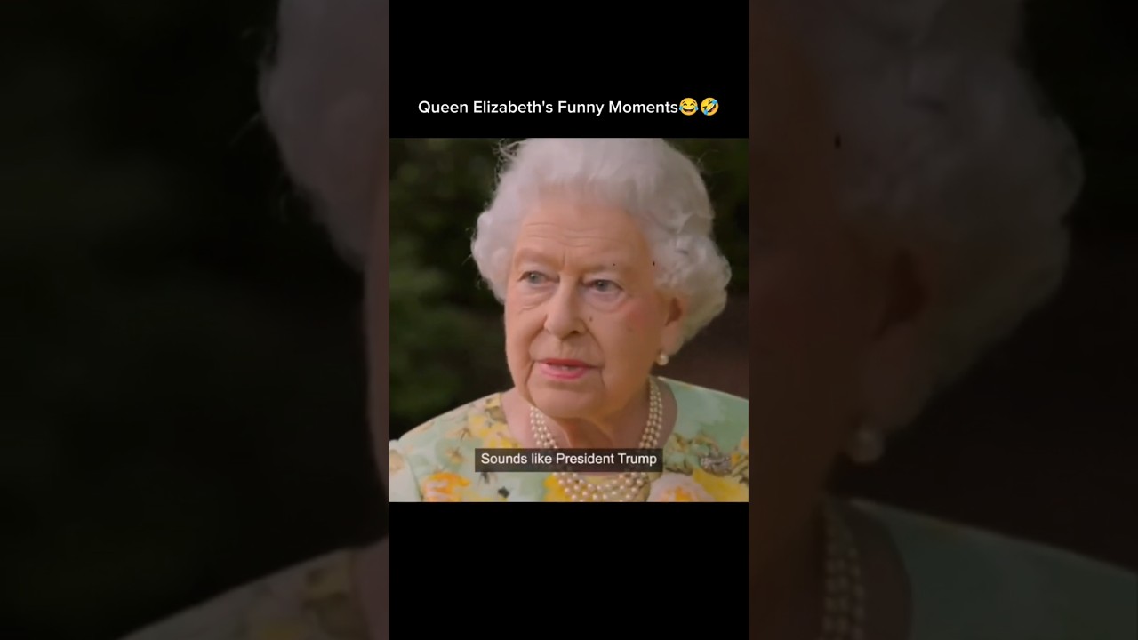 Смешные моменты королевы Елизаветы🤣😂 #11