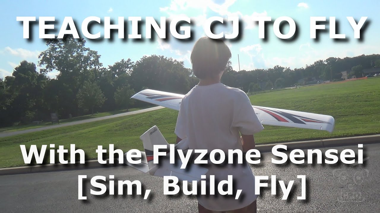 Teaching CJ to Fly with the Flyzone Sensei